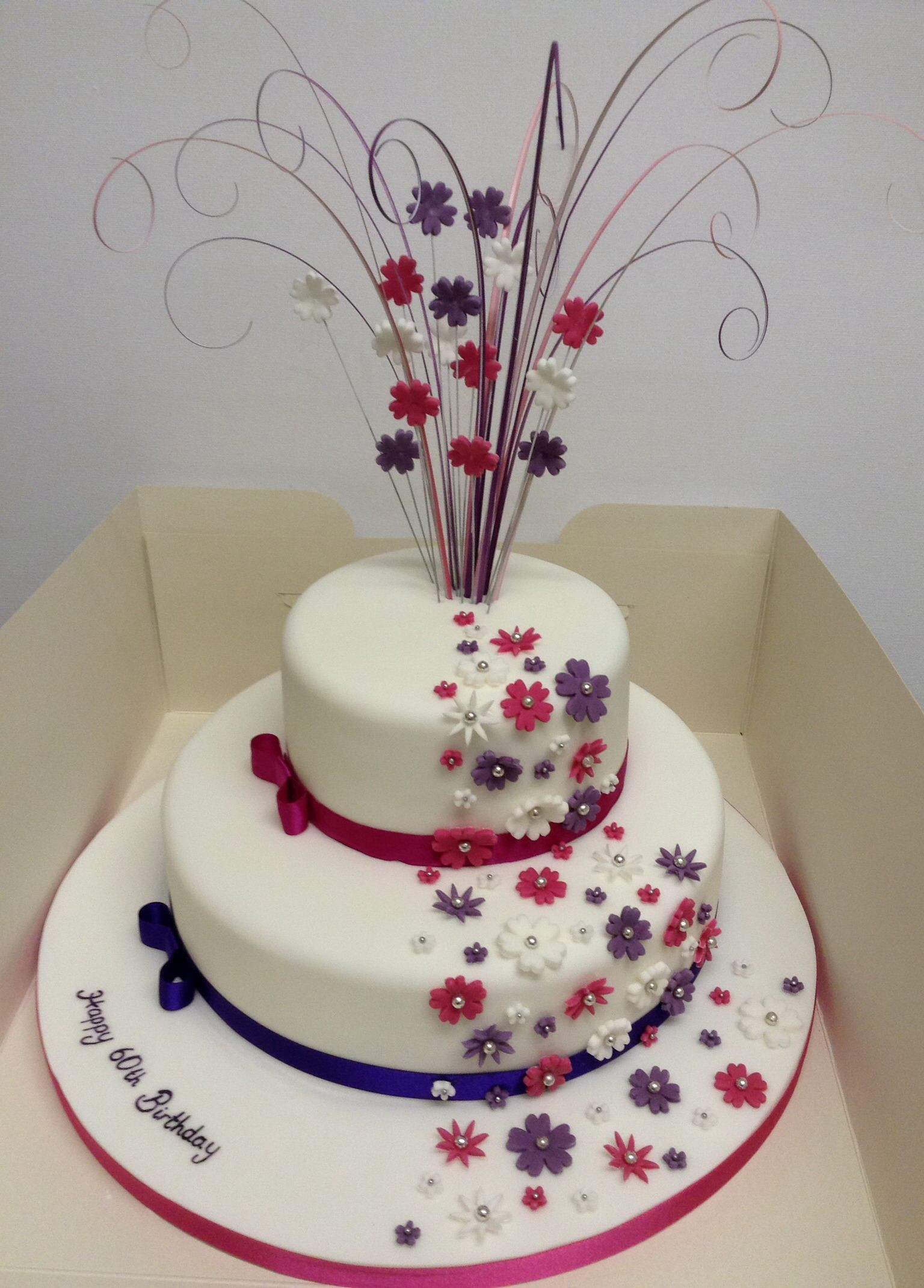 60th Birthday Cake Decorations
 60th birthday cake …