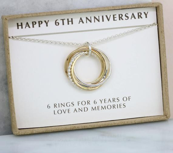 6Th Wedding Anniversary Gift Ideas For Her
 6th anniversary t for her 6 year anniversary t for