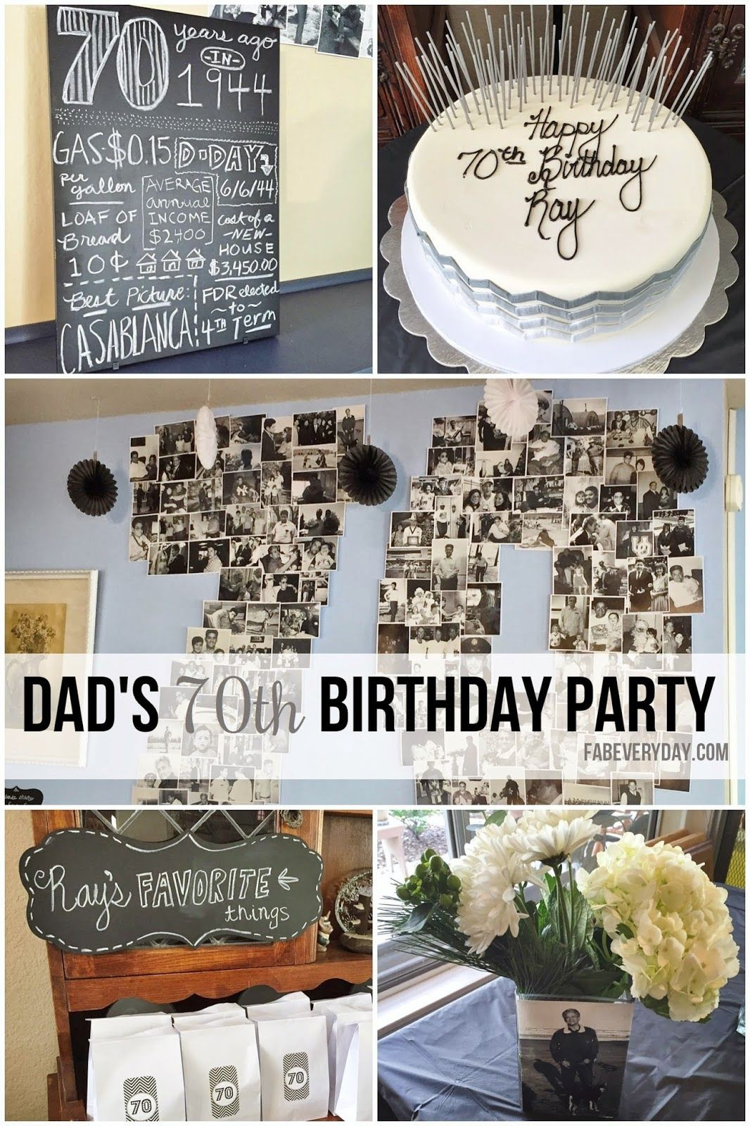 70Th Birthday Gift Ideas For Grandpa
 Easy 70th birthday party ideas Planning my Dad s