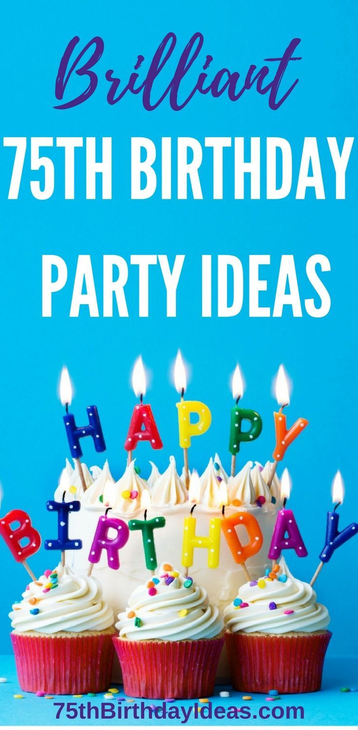 75th Birthday Party Decorations
 Best 25 75th birthday decorations ideas on Pinterest
