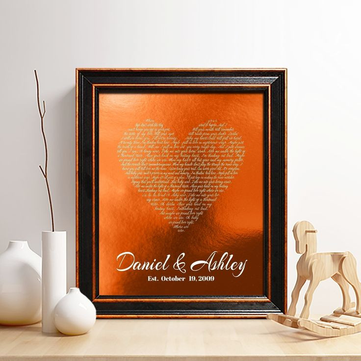 7Th Wedding Anniversary Gift Ideas For Her
 The 25 best Copper anniversary ts ideas on Pinterest