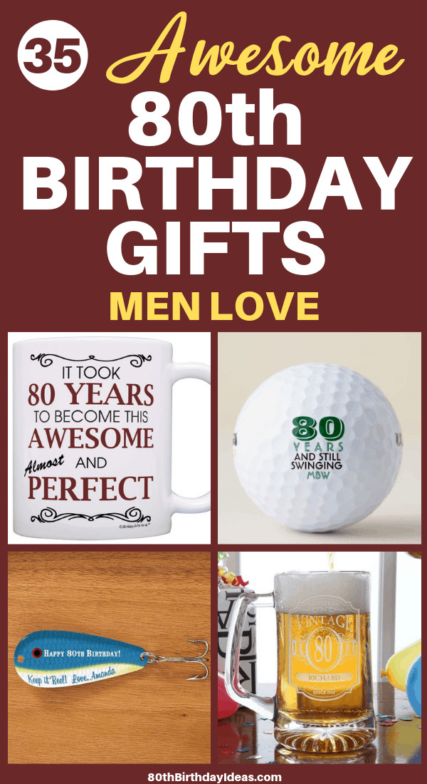 80Th Birthday Gift Ideas For Men
 80th Birthday Gifts for Men Best 80th Birthday Gift