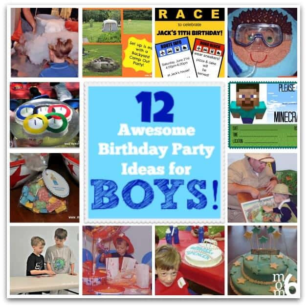 9 Year Old Boy Birthday Party Ideas At Home
 12 Awesome Birthday Party Ideas for Boys Mom 6