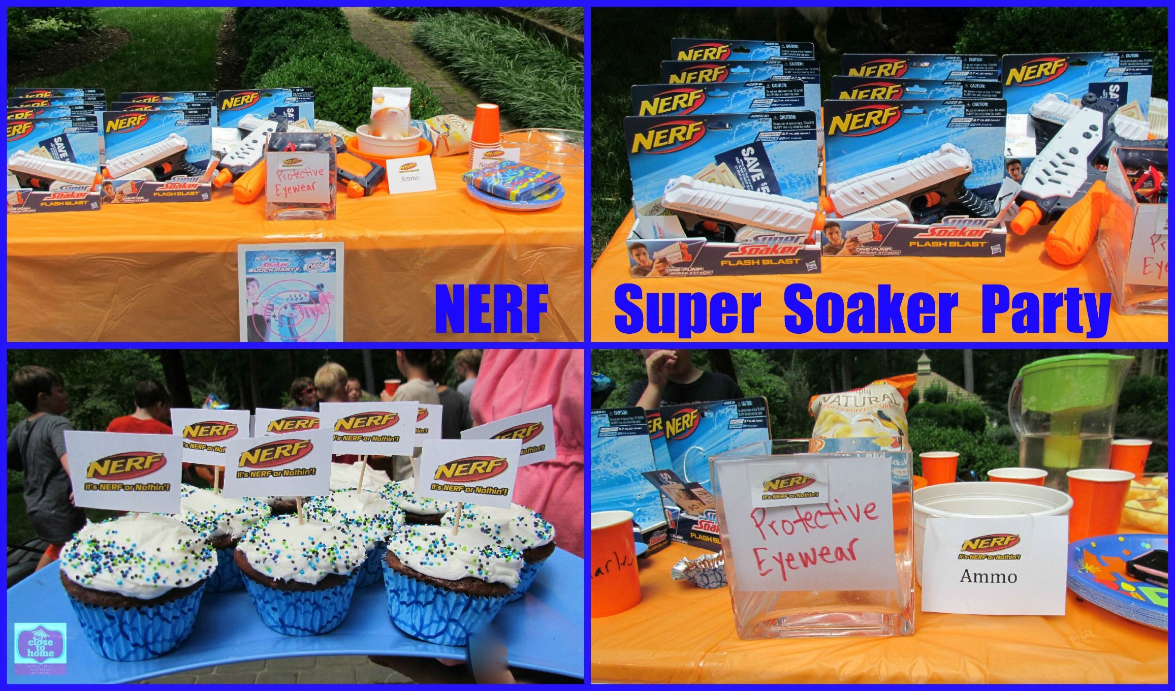 9 Year Old Boy Birthday Party Ideas At Home
 Summer Birthday Party Ideas NERF Super Soaker