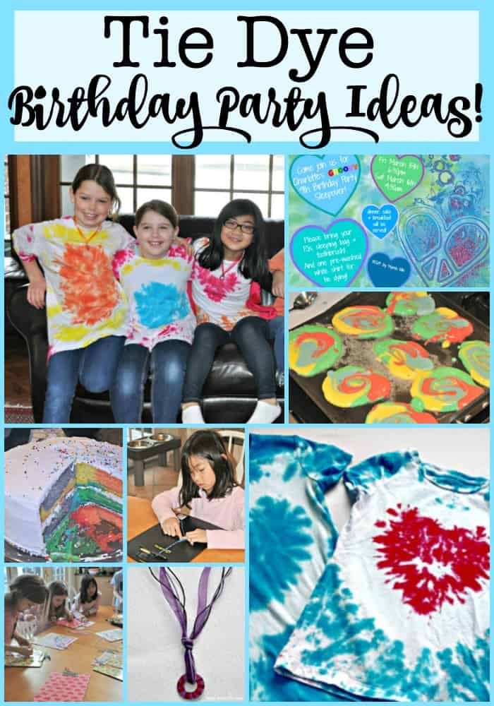 9 Year Old Boy Birthday Party Ideas At Home
 Tie Dye Party A Great 9 Year Old Birthday Party Idea