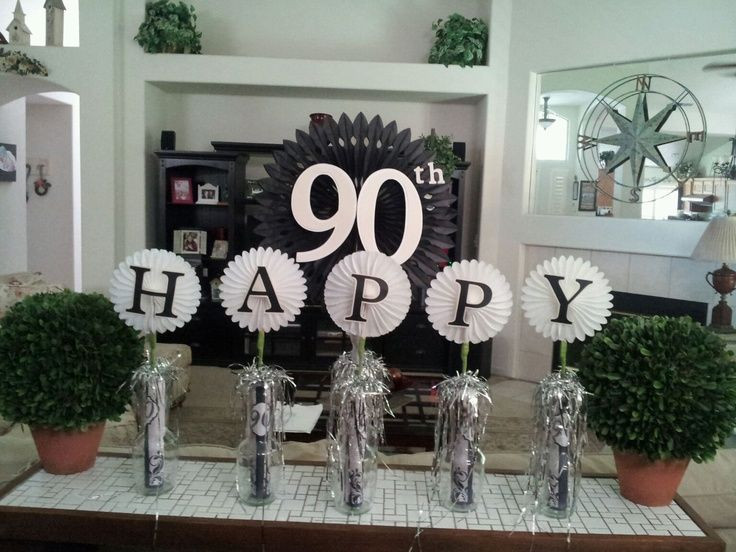 90th Birthday Decorations
 38 best 90th Birthday Favors and Party Ideas images on