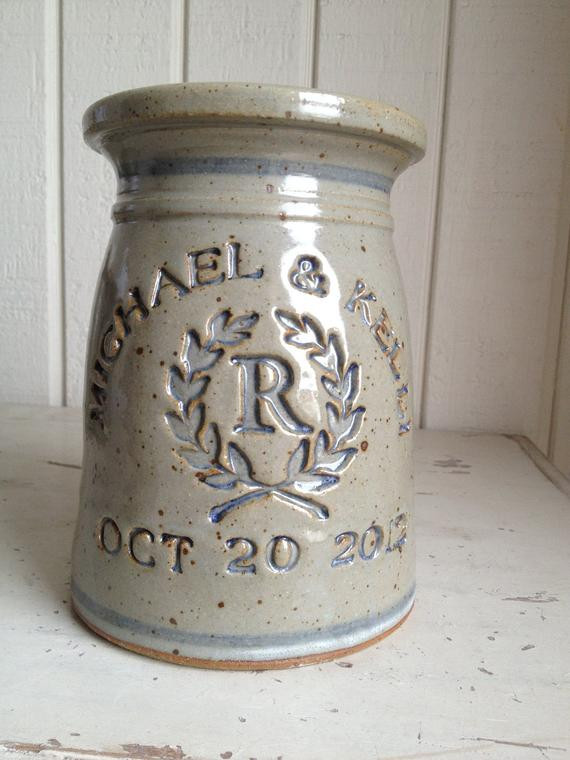 9Th Anniversary Gift Ideas
 Personalized Wedding and Anniversary Pottery Gifts