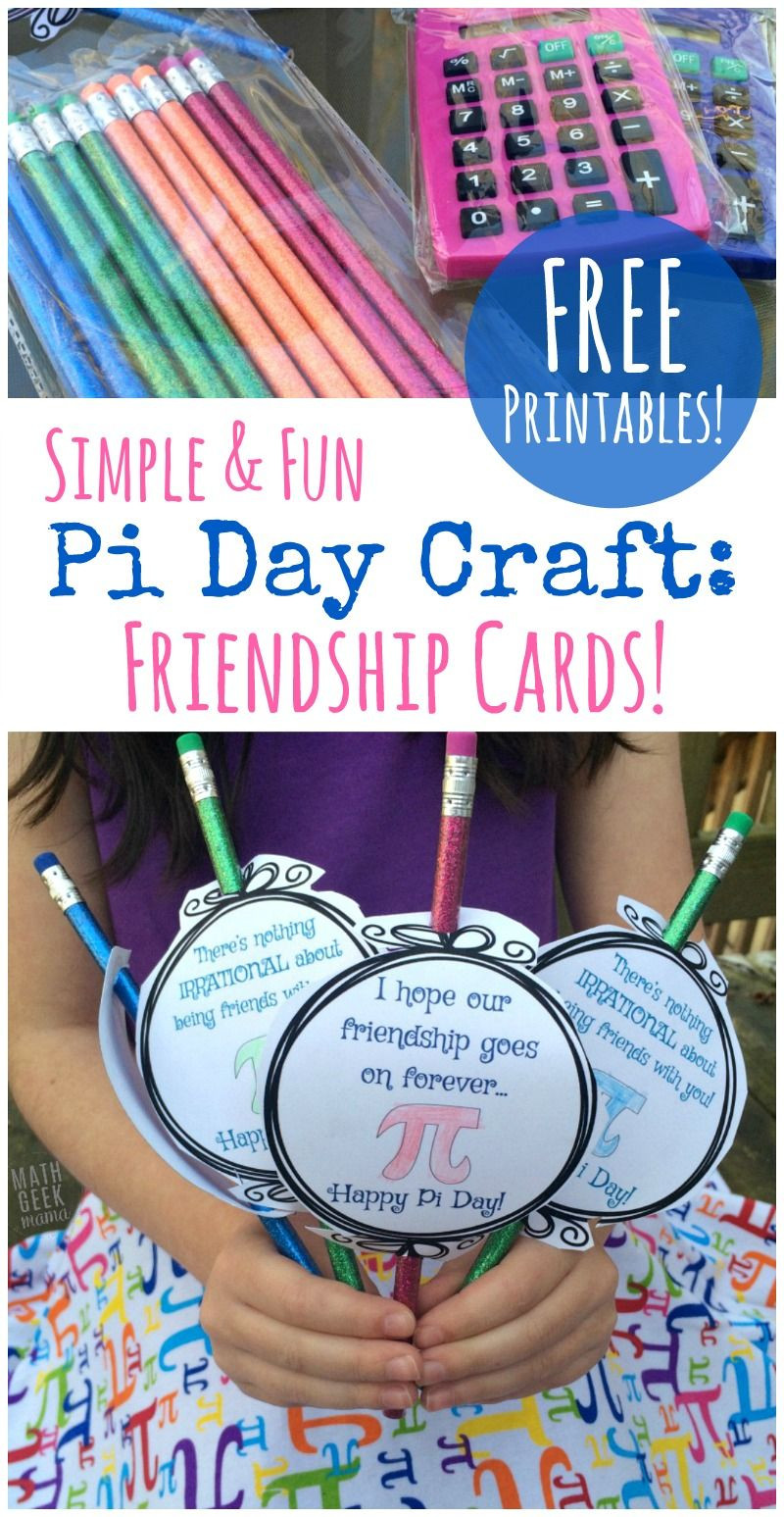 Activities For Pi Day
 Pi lentines Sweet Pi Day Craft for All Ages