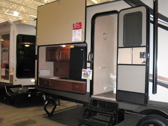 Adding Outdoor Kitchen To Rv
 Pods Tear Drop Campers Madison RV Show