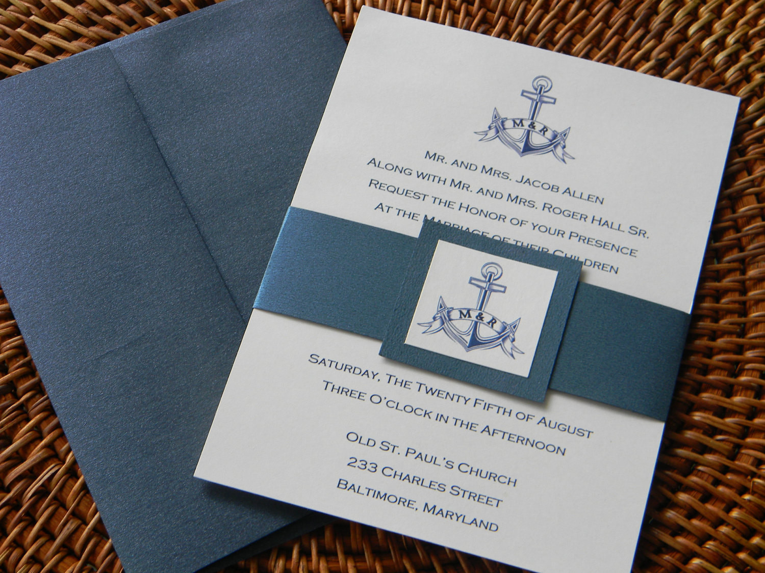 Anchor Wedding Invitations
 Nautical Wedding Invitation Nautical Wedding Wedding