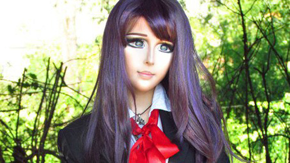 Anime Hairstyles Real Life
 Weird Funnies Real Life Anime Girl Anastasiya Shpagina