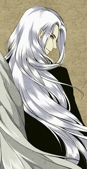 Anime Long Hairstyles Male
 Reminds me of Alucard from Castlevania