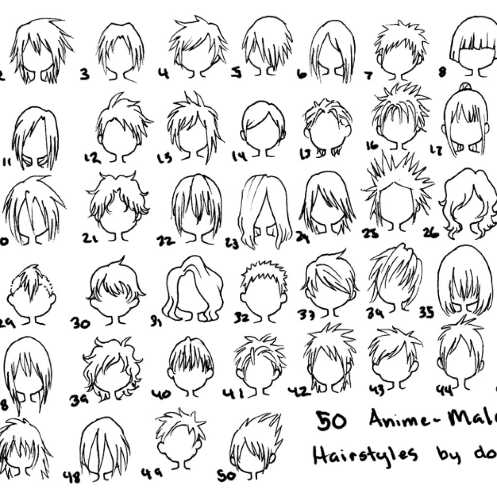 Anime Male Hairstyles
 Male Anime Hairstyles Drawing at GetDrawings