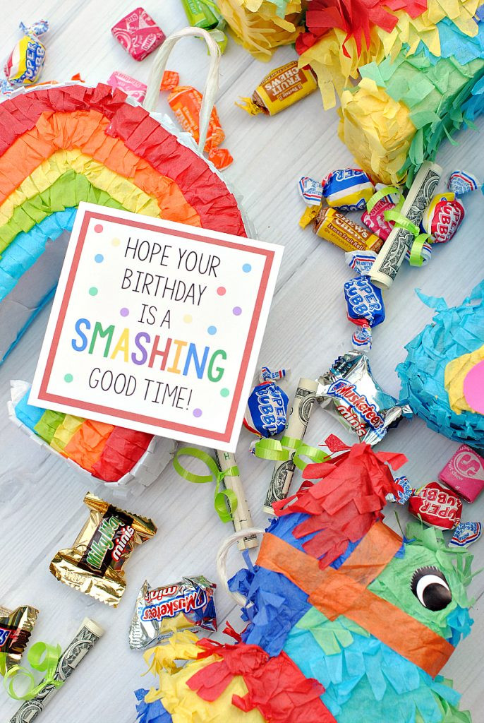 Anniversary Gift Ideas For Friend
 Creative Birthday Gift Idea with Mini Piñatas – Fun Squared