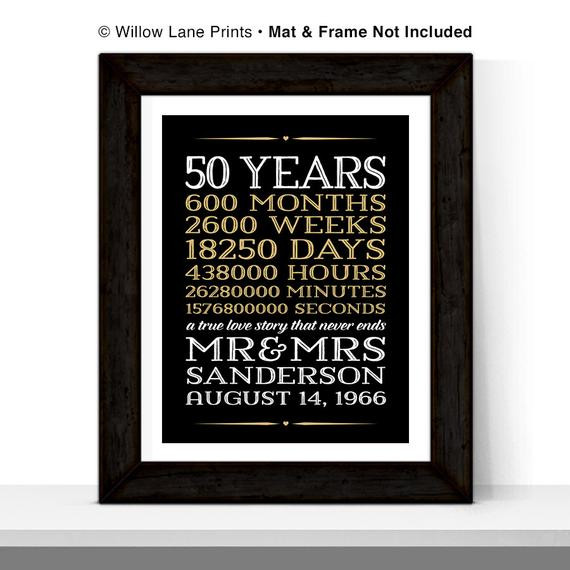 Anniversary Gift Ideas For Grandparents
 50th anniversary ts for grandparents 50 year anniversary