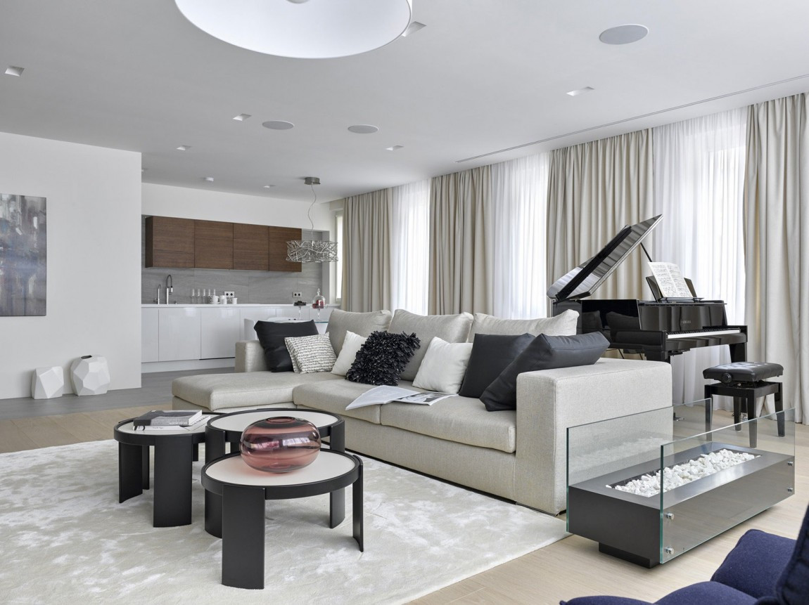 Apartment Living Room Designs Ideas
 Room ideas Luxury apartment design by Alexandra Fedorova