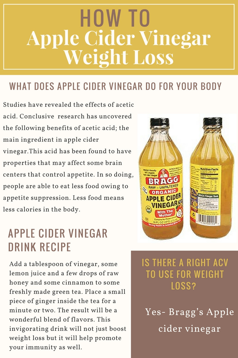 Apple Cider Vinegar For Weight Loss In 1 Week
 How much apple cider vinegar to lose weight Ideal figure