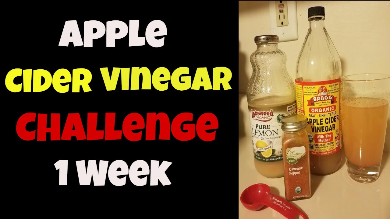 Apple Cider Vinegar For Weight Loss In 1 Week
 1 Week Bragg Apple Cider Vinegar Challenge PICS