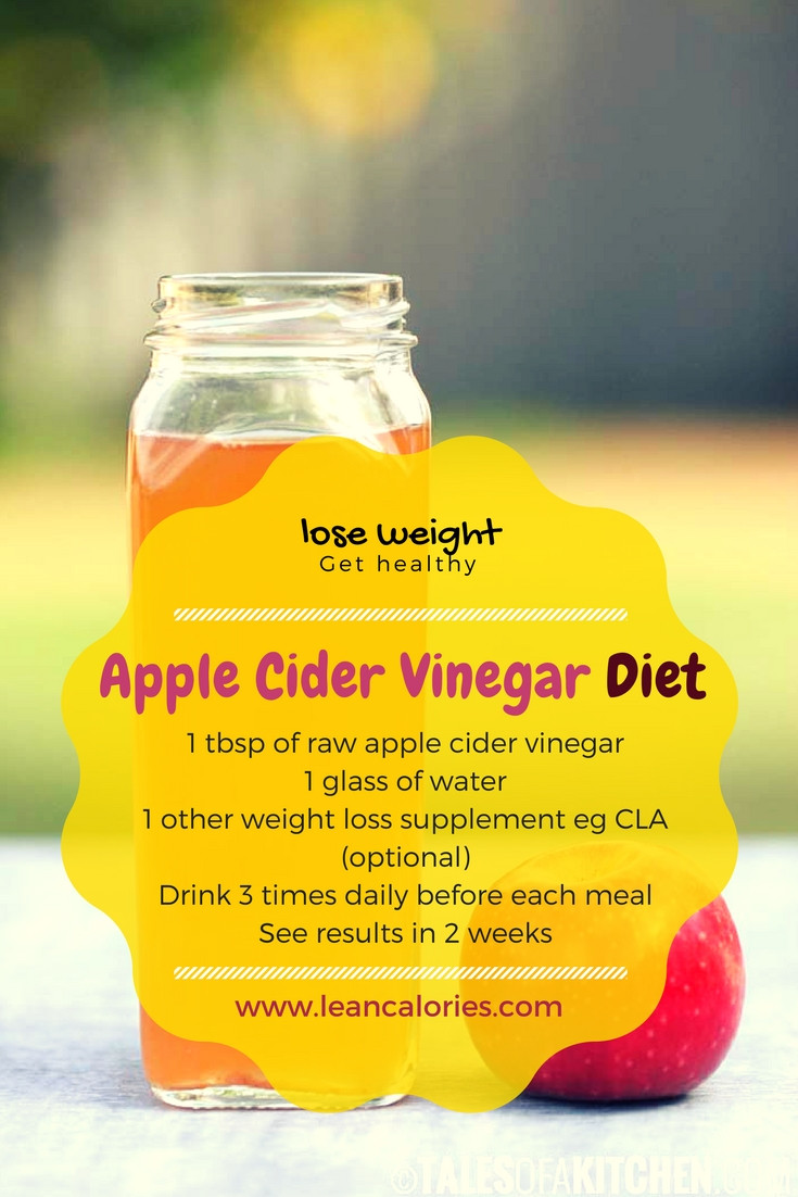 Apple Cider Vinegar For Weight Loss In 1 Week
 The Apple cider Vinegar Diet For Weight Loss And Health