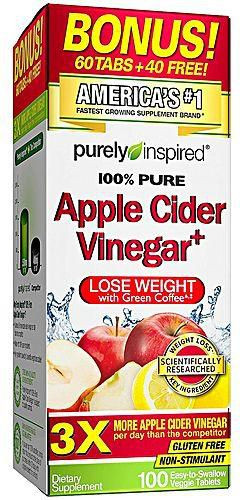 Apple Cider Vinegar Weight Loss Reviews
 Purely Inspired Apple Cider Vinegar Plus Green Coffee Bean