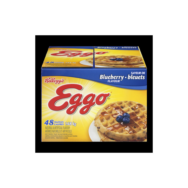 Are Eggo Waffles Vegan
 EGGO WAFFLES BLUEBERRY 48S