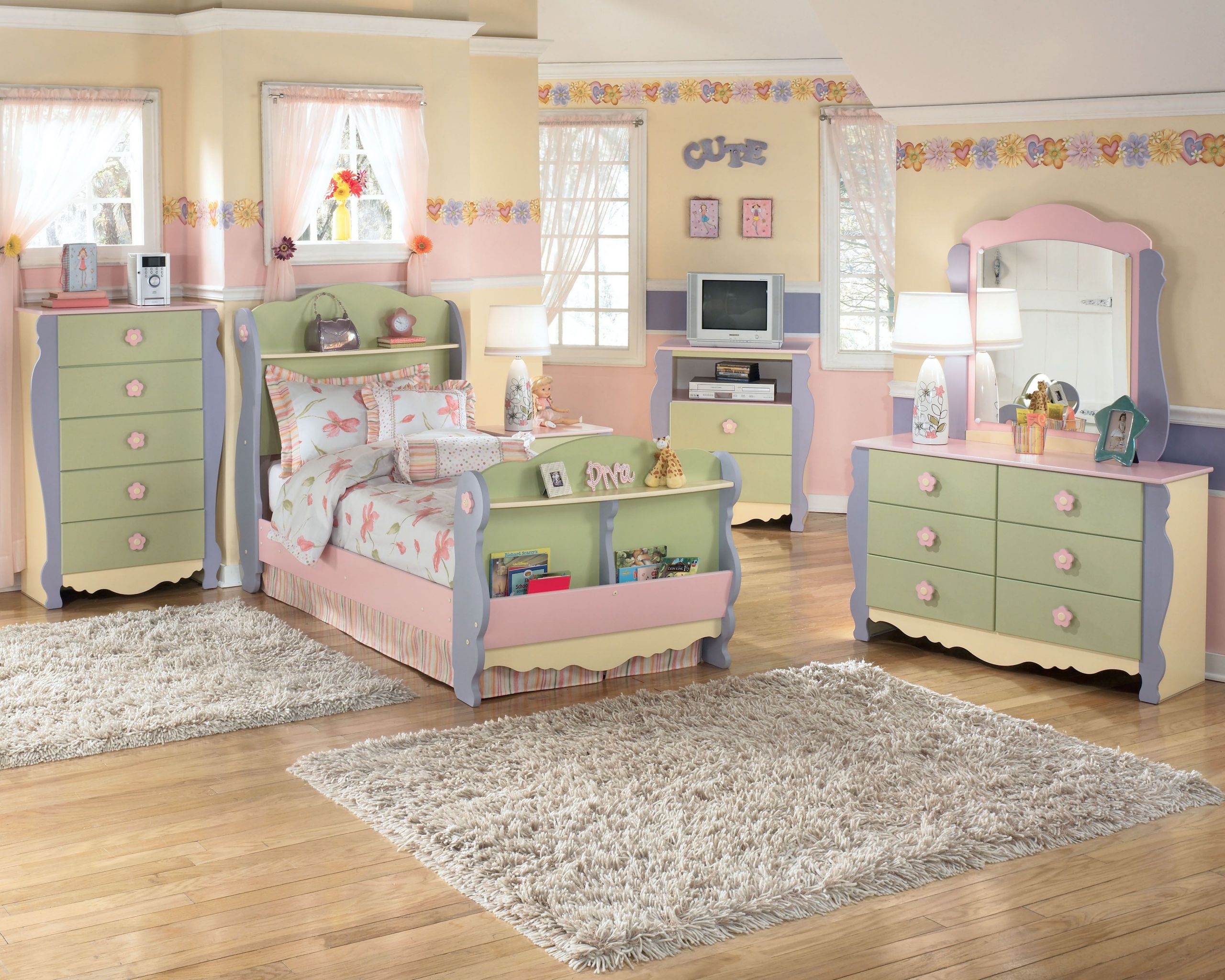 Ashley Furniture Kids Bedroom Sets
 Such a sweet Ashley Furniture HomeStore bedroom for a