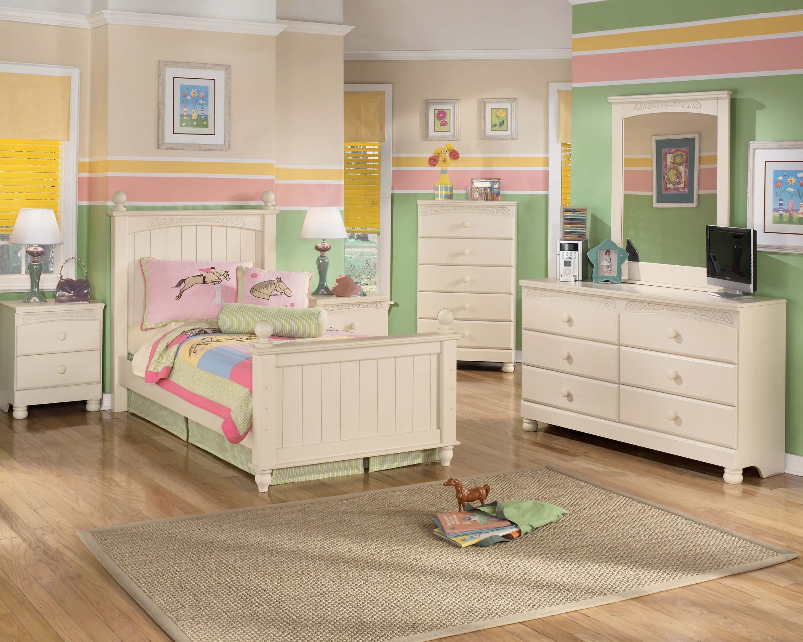 Kids Bedroom Furniture Set Kith Raspberry Kids Bedroom Set - Rumah Idaman