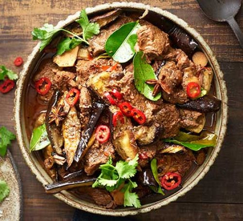 Asian Dinner Recipe
 Chinese beef & aubergine hotpot recipe