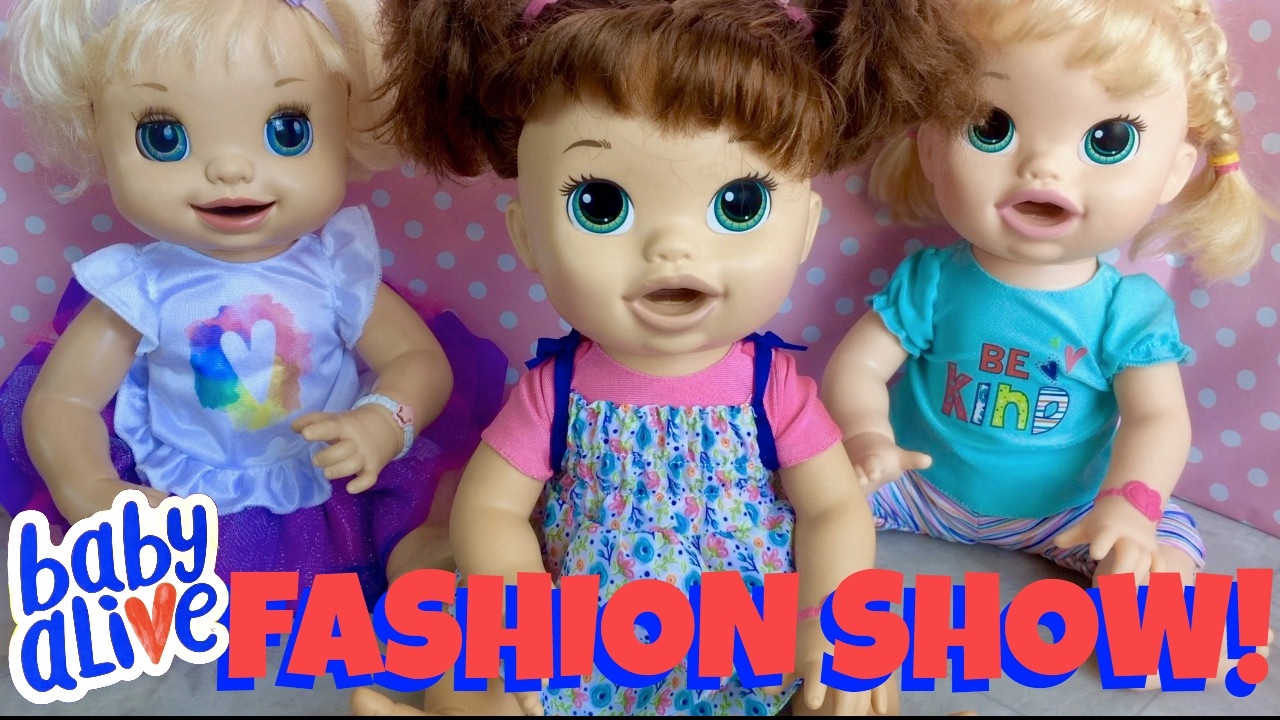 Baby Fashion Shows
 Doll Fashion Show 🎀 New Baby Alive Mix n Match Outfit Set