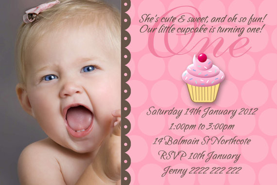 Baby Girl Birthday Invitations
 Baby Girl 1st Birthday Invitations FREE Invitation