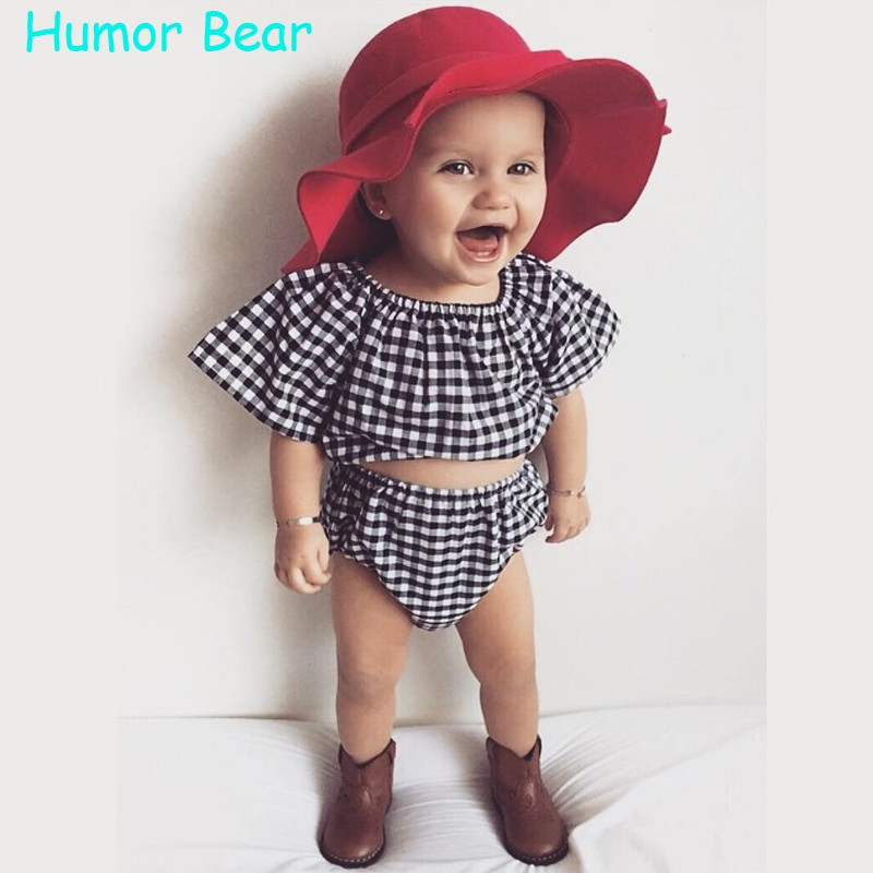Baby Girl Fashion
 Aliexpress Buy Humor Bear New Style Summer Plaid