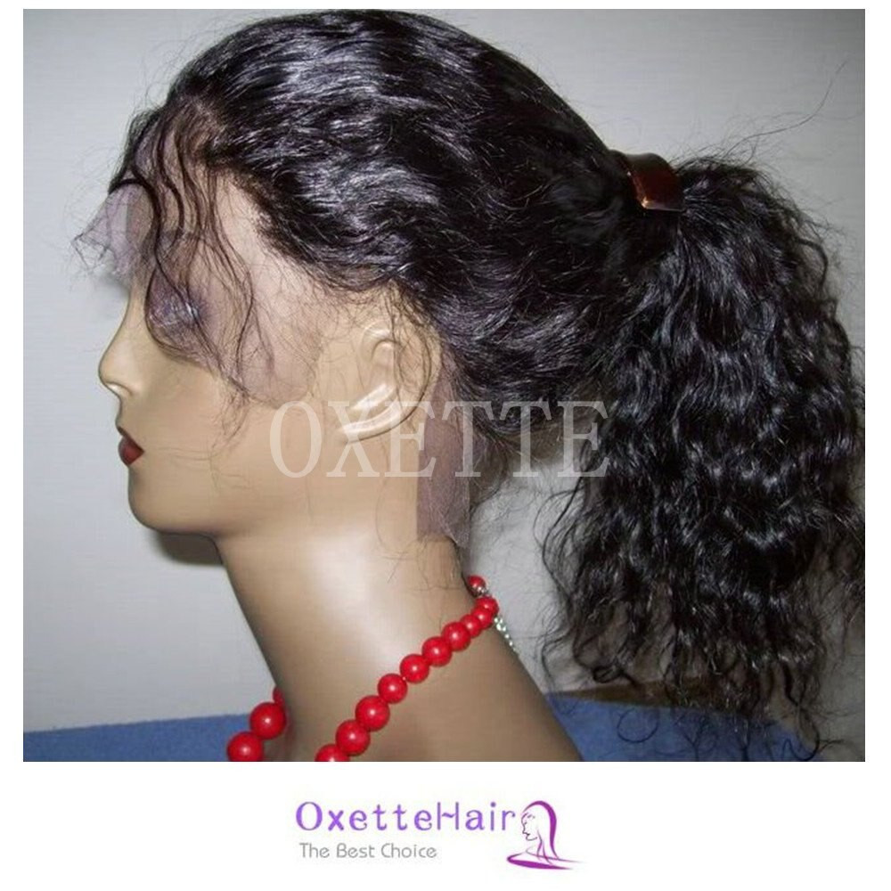 Baby Hair Ponytail
 High ponytail Glueless full lace wigs with baby hair