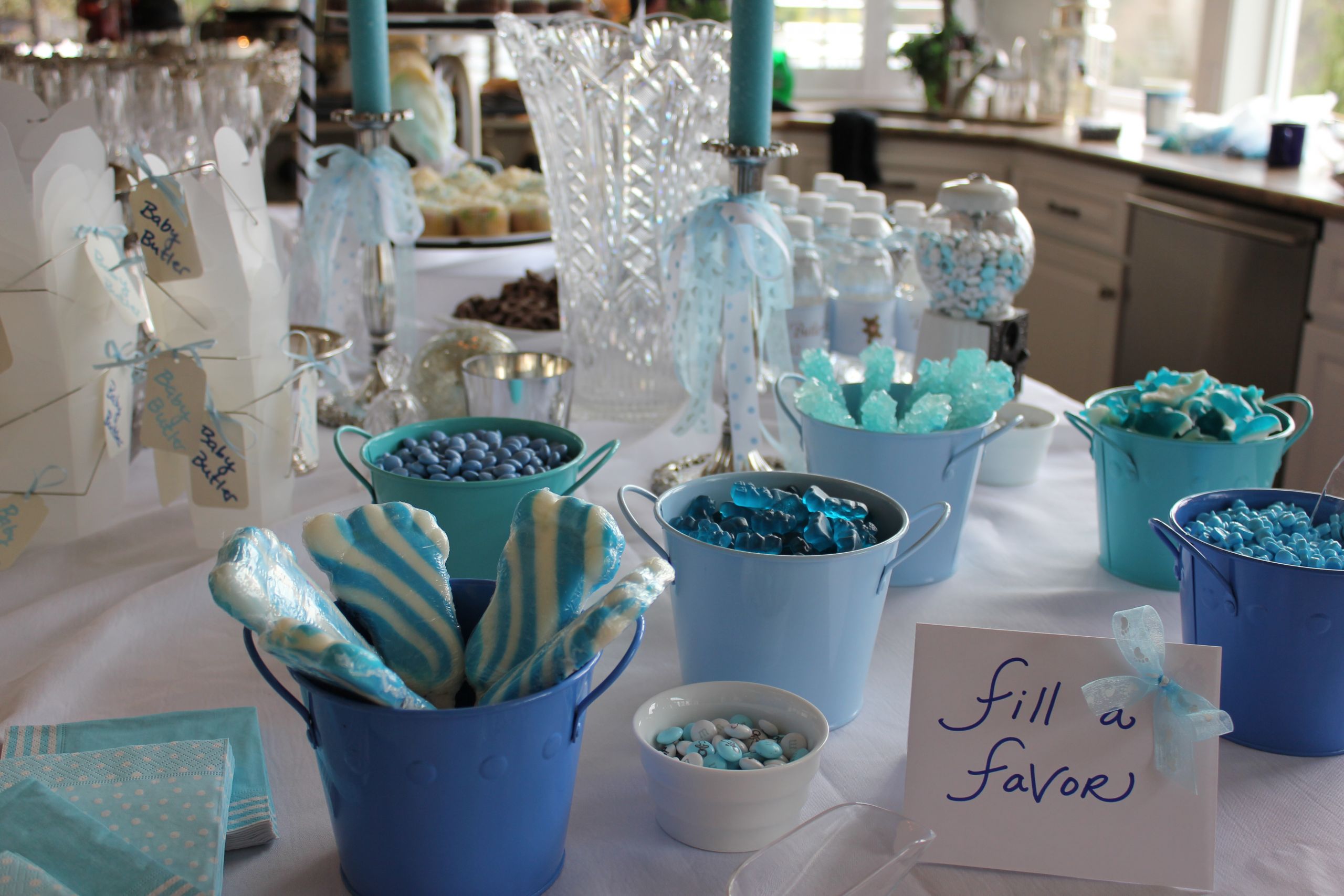 Baby Shower Table Decor
 Throwing a Baby Shower for a Boy