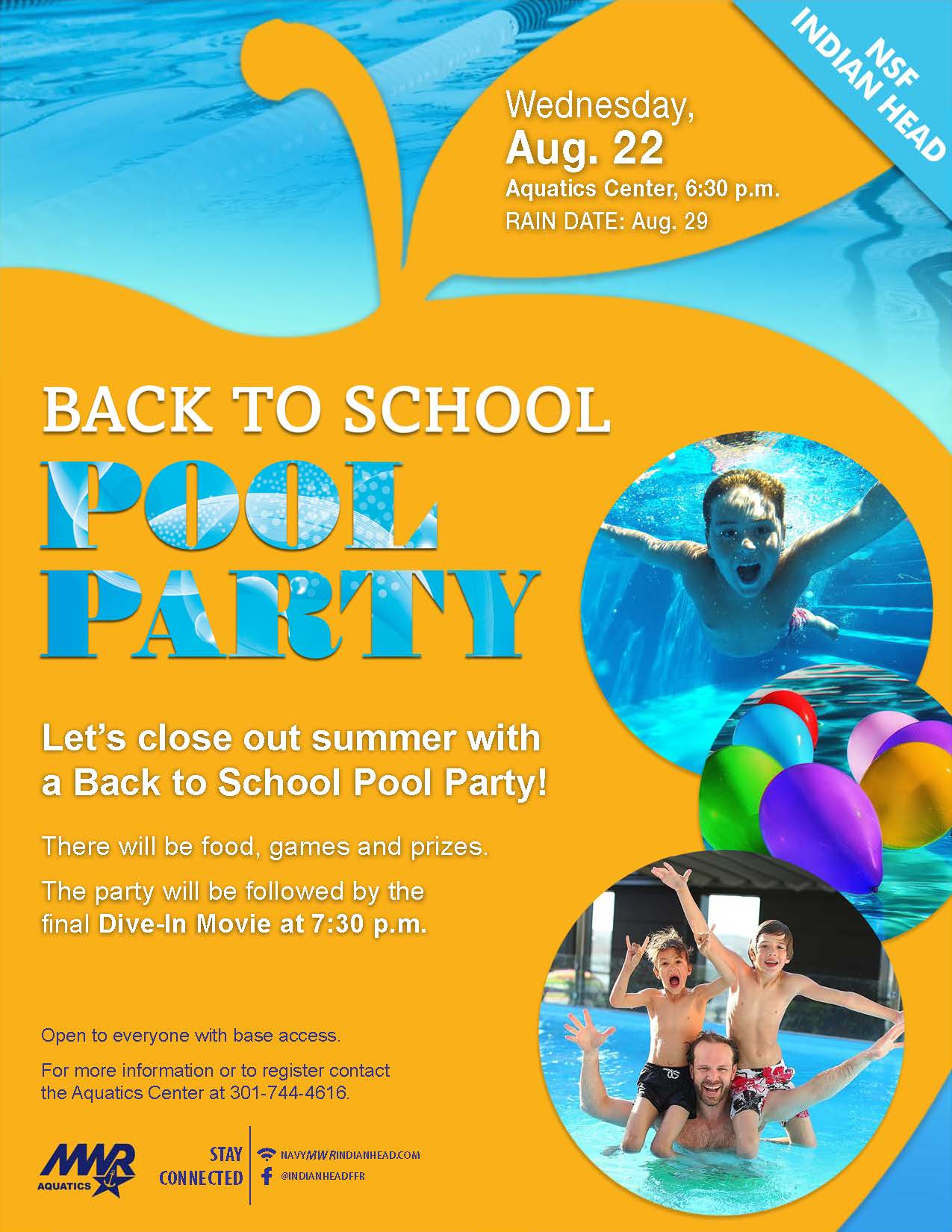 Back To School Pool Party Ideas
 BACK TO SCHOOL POOL PARTY