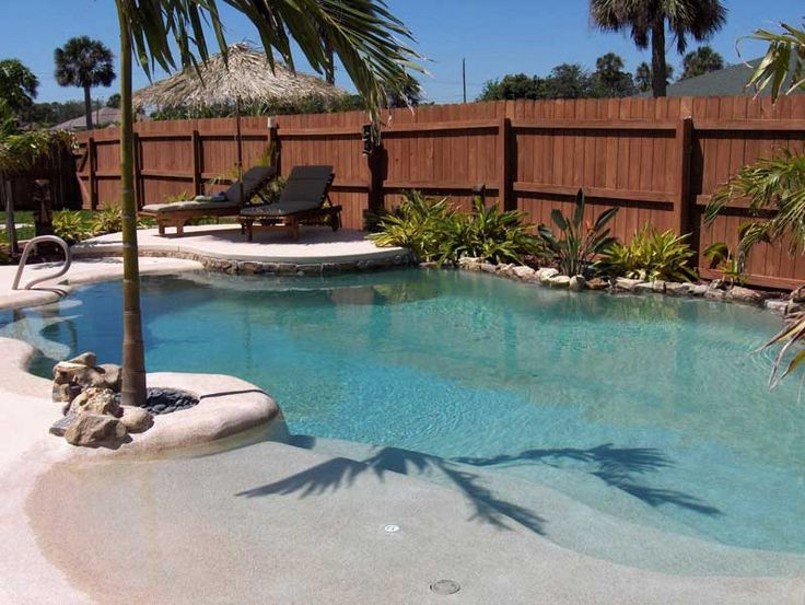 Backyard Beach Pool
 Beach Entry Swimming pool Have the deepest part no more