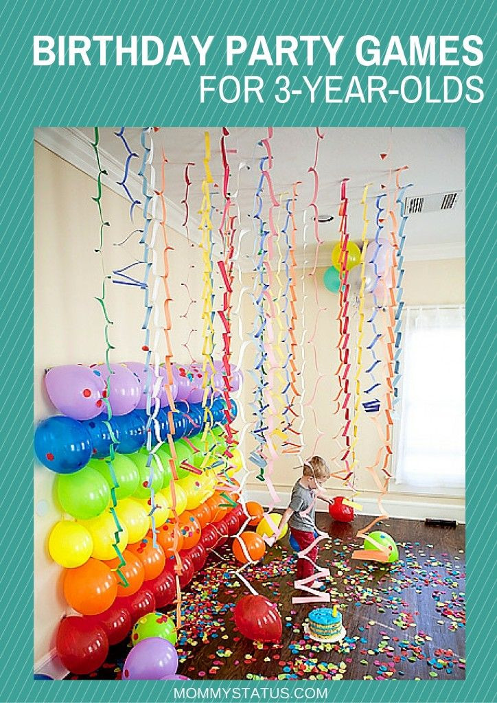 Backyard Birthday Party Ideas For 3 Year Old
 Birthday Party Games for 3 yr olds
