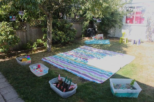 Backyard Birthday Party Ideas For 3 Year Old
 Gracen s 2nd Backyard Birthday Bash