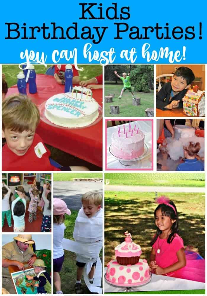 Backyard Birthday Party Ideas For 5 Year Olds
 How to Throw Kids Birthday Parties at Home Mom 6