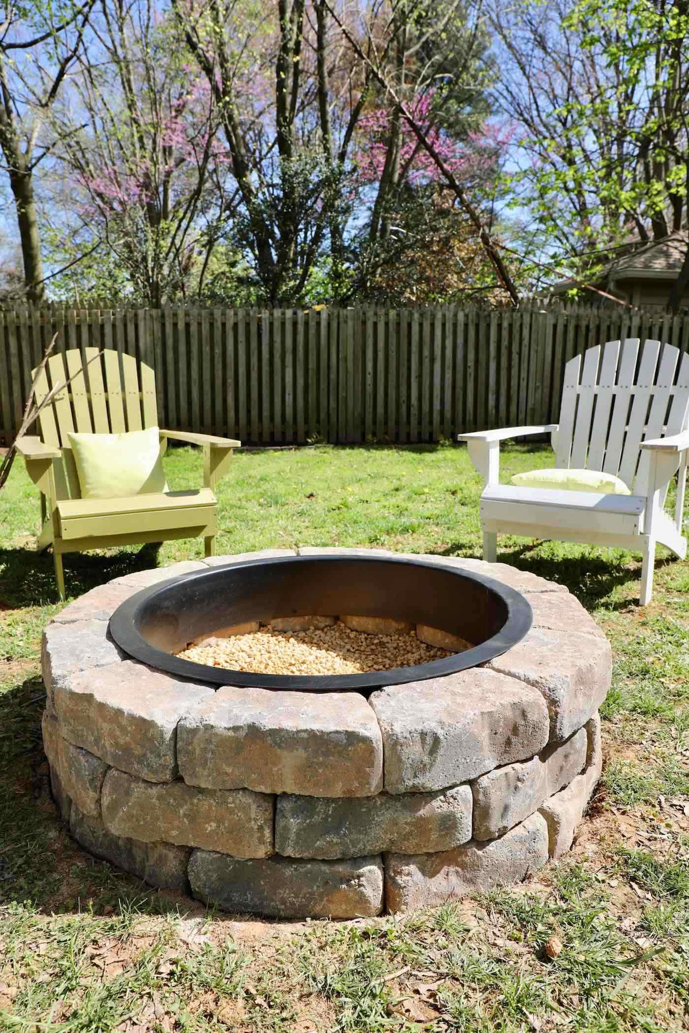 Backyard Bonfire Pit
 How to Build a Fire Pit in Your Backyard I Used a Fire