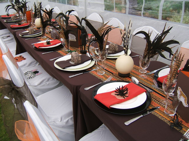 Backyard Engagement Party Decoration Ideas Africa
 African themed summer party in the garden Tropical london