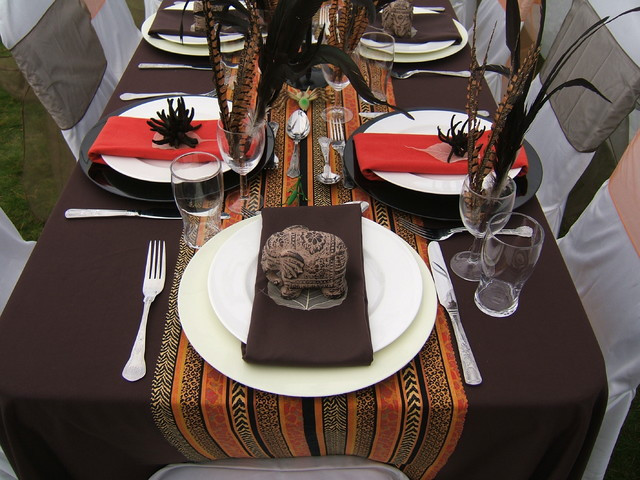Backyard Engagement Party Decoration Ideas Africa
 African themed summer party in the garden Tropical london