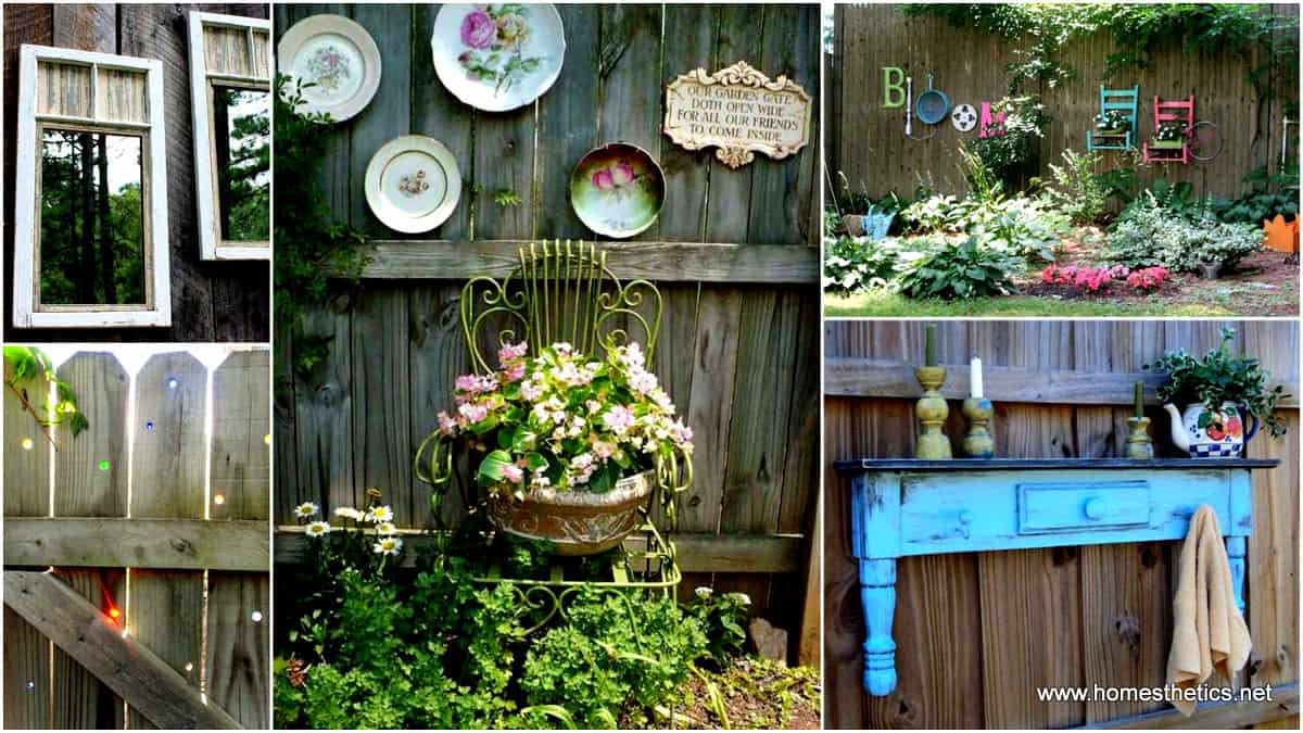 Backyard Fence Decor Ideas
 Get Creative With These 23 Fence Decorating Ideas and