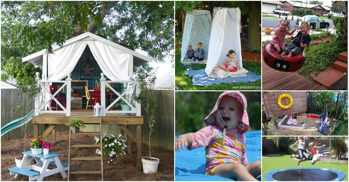 Backyard Fun For Kids
 30 Fun DIY Outdoor Play Areas That Will Keep Your Kids