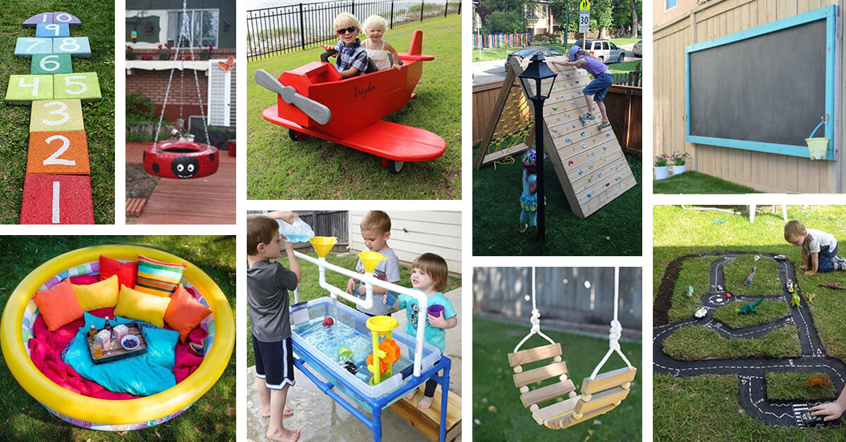 Backyard Fun For Kids
 34 Best DIY Backyard Ideas and Designs for Kids in 2019