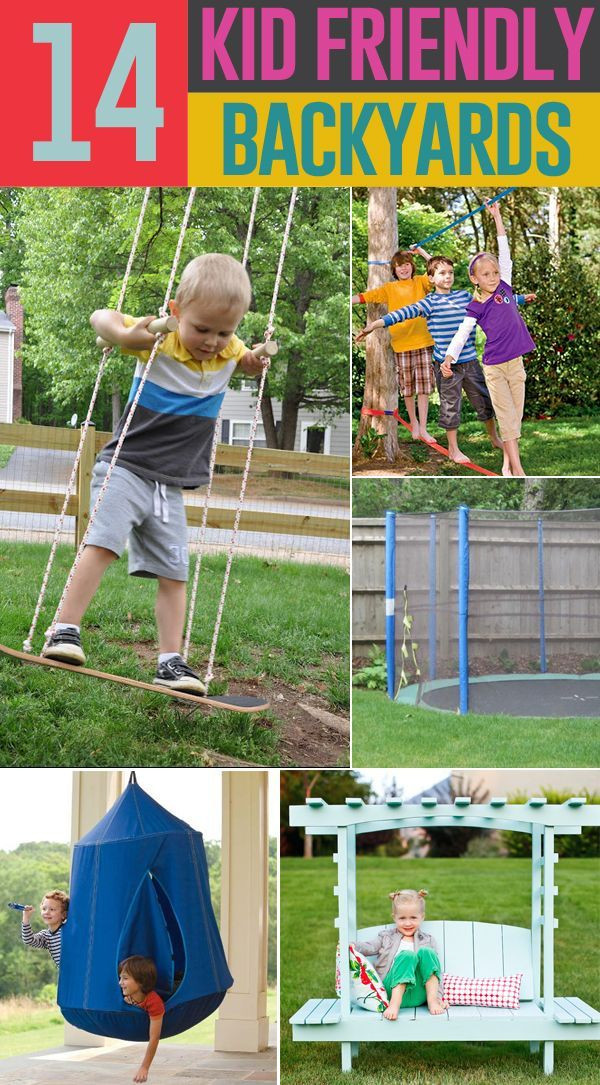 Backyard Fun For Kids
 Kid Friendly Backyard DIY Ideas