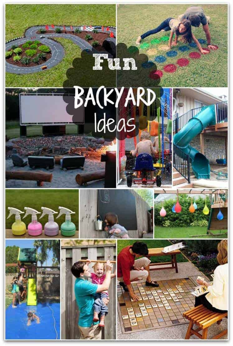 Backyard Fun For Kids
 Fun Backyard Ideas these DIY ideas will make summertime