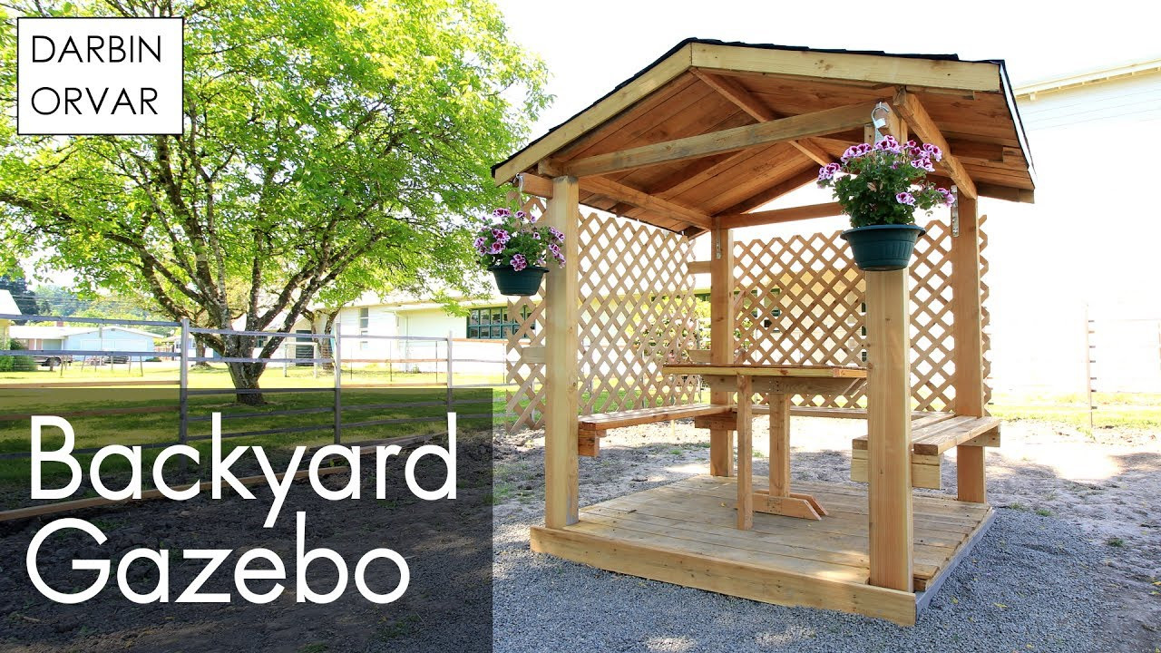 Backyard Gazebo Diy
 DIY Gazebo Build Part 2
