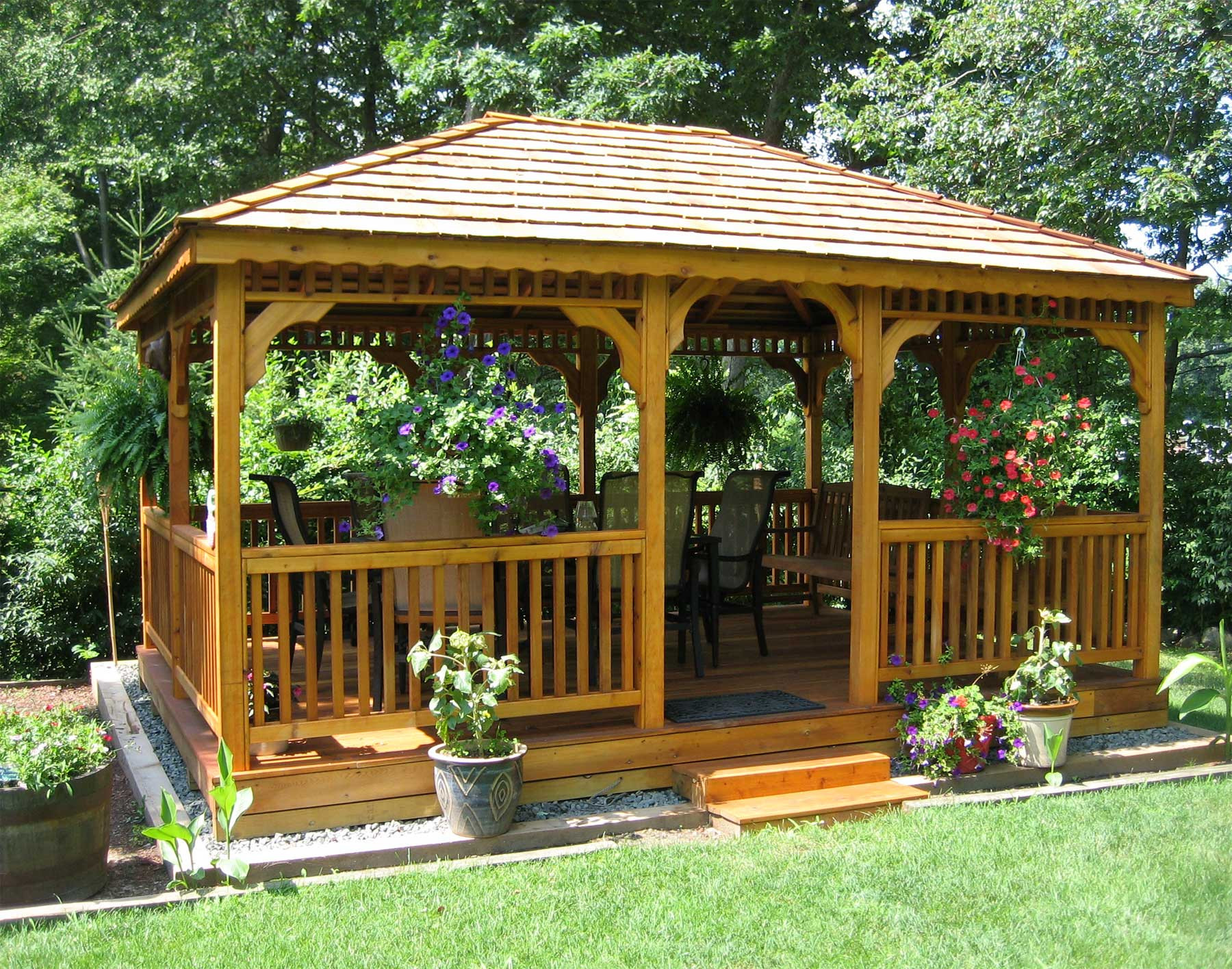 Backyard Gazebo Diy
 Gazebos Wooden Garden Shed Plans pliments Build