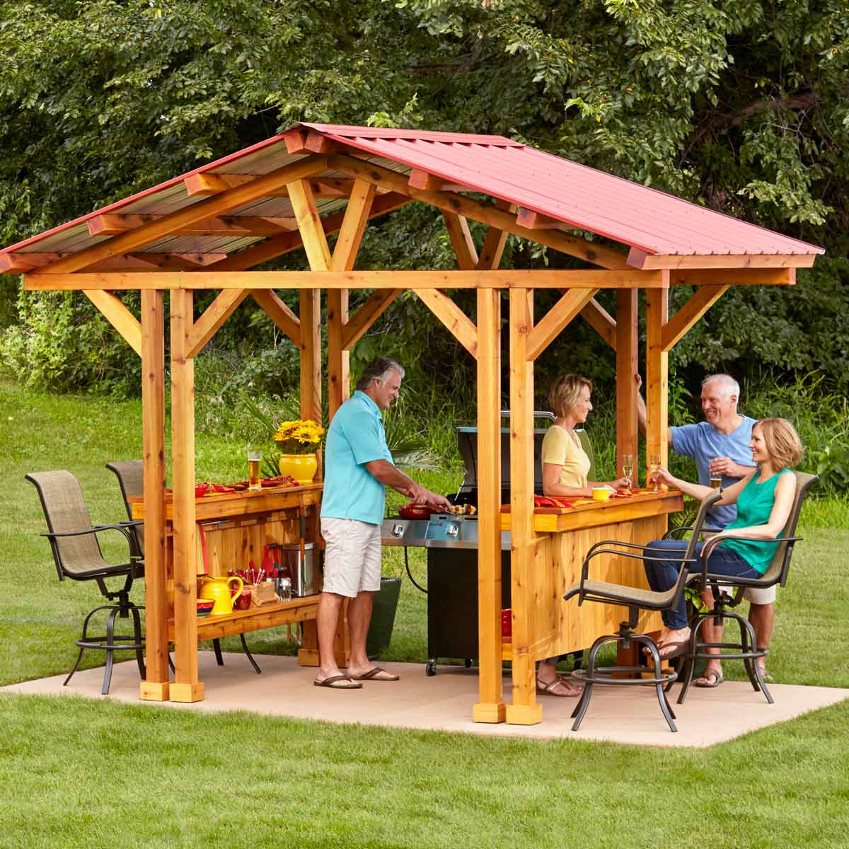 Backyard Gazebo Diy
 12 Incredible Pieces of DIY Outdoor Furniture — The Family