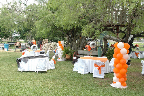 Backyard Grad Party Ideas
 Backyard graduation party decorating ideas